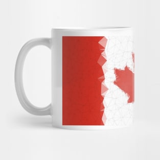 Low Poly Canada Flag Mug